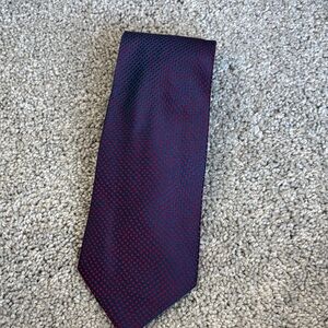 Charvet Deep Red and Navy Men's Tie
